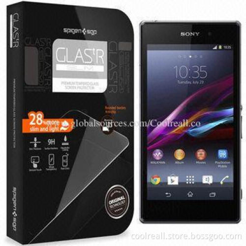 Tempered glass screen protector, phone accessories for Sony Z2/Z1